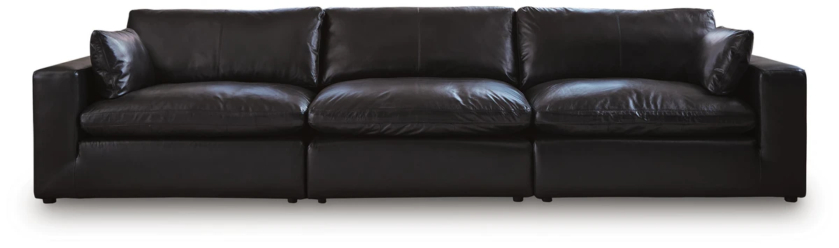 Emilia 3-Piece Leather Modular Sofa 9