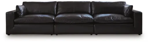 Emilia 3-Piece Leather Modular Sofa 9