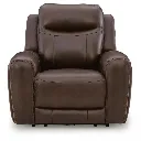 High Impact Dual Power Leather Recliner