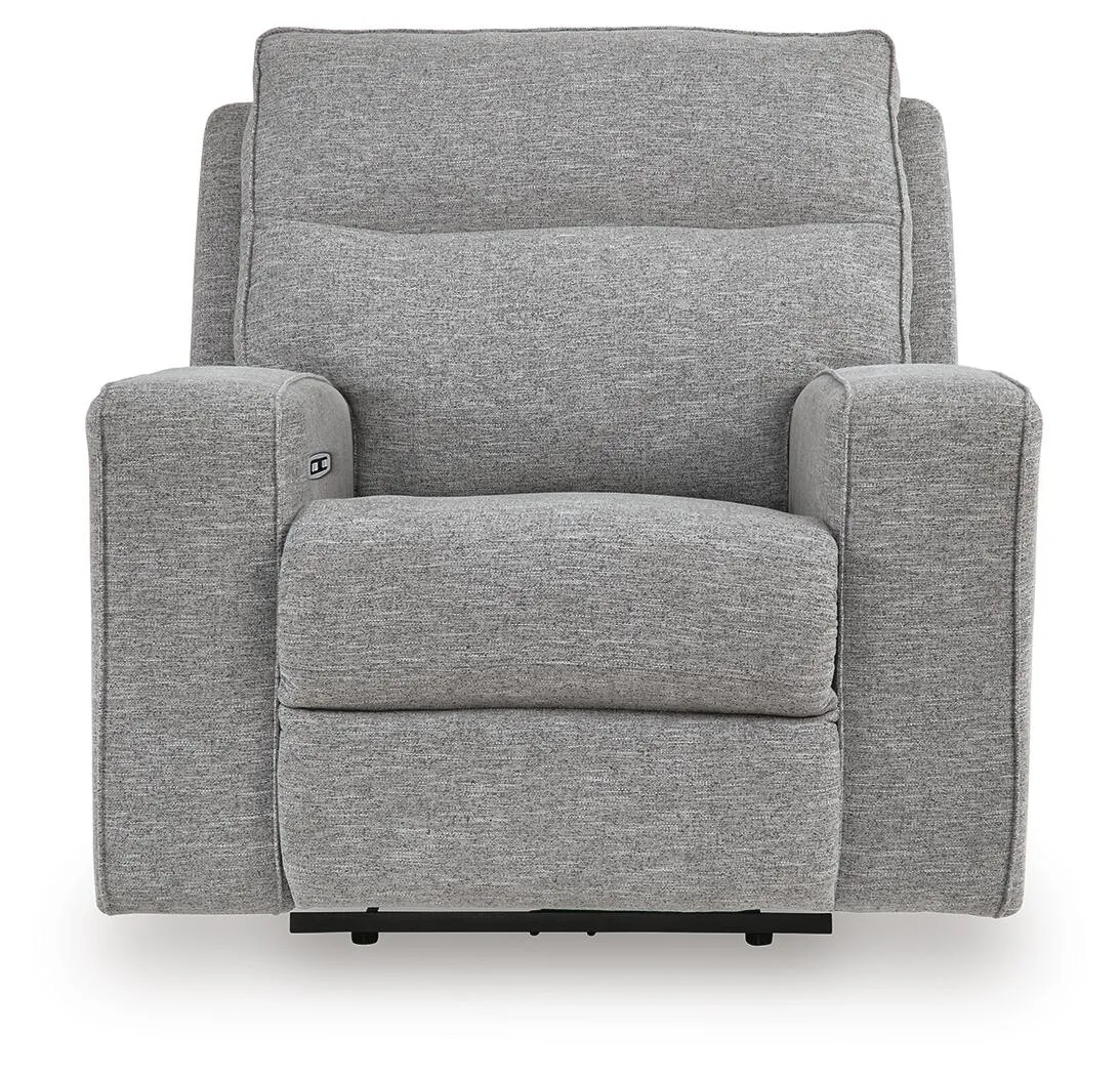 Biscoe Next-Gen Nuvella Performance Fabric Dual Power Recliner 11