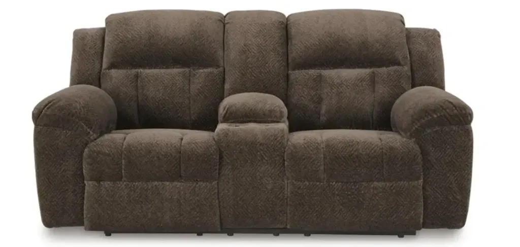 Frohn Double Reclining Console Loveseat