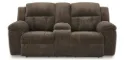 Frohn Double Reclining Console Loveseat