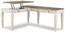 Realyn 2-Piece Home Office Desk with Lift Top