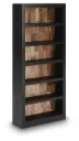 Wildenauer Two-Tone Bookcase with Adjustable Shelves