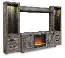 Wynnlow 4-Piece Entertainment Center with 63'' TV Stand and Electric Fireplace