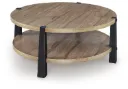 Ridgester Hickory Coffee Table with Lower Shelf