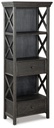 Tyler Creek Black Display Cabinet