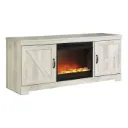 Bellaby 63" TV Stand with Electric Fireplace for Mid Size Rooms