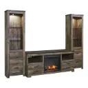 Trinell 3-Piece Entertainment Center with 63'' TV Stand