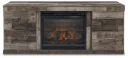 Derekson 2 Door 60" TV Stand with LED Electric Fireplace Insert