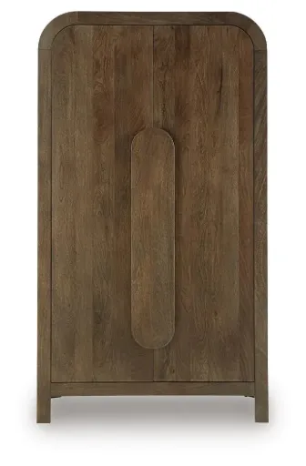 Thoren Mango Wood Accent Cabinet with Soft-Close Doors 8