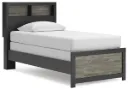 Broachmyn Twin Two-Tone Bookcase Bed