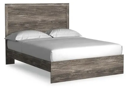 Ralinksi Warm Grey Queen Panel Bed 3
