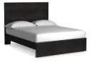 Belachime Charcoal Panel Bed