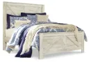Bellaby Whitewash Queen Crossbuck Panel Bed