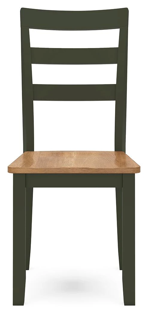 Gesthaven Green and Natural Mango Wood Dining Chair 6