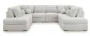 Harrison 6-Piece Modular Sectional with Chaise (Arctic)