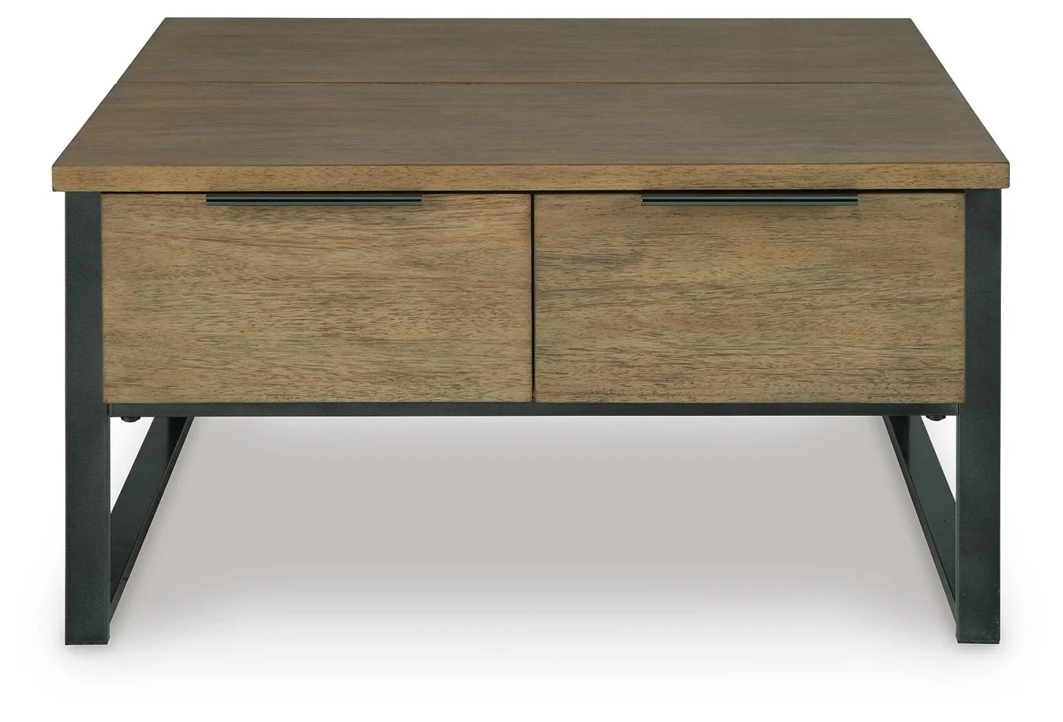 Montia Light Brown Lift-Top Coffee Table with Drawers 2