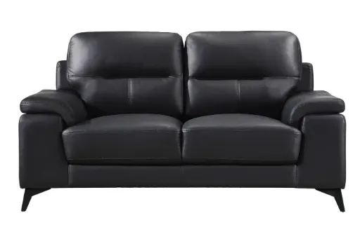 Nordic Leather Loveseat 5