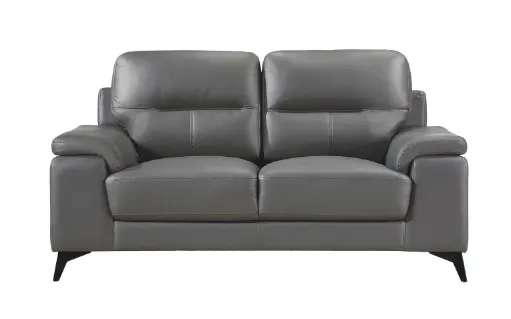 Nordic Leather Loveseat 6