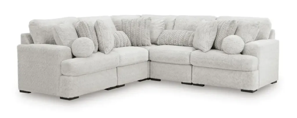[PC59106S2] Cuddle Plush 5-Piece Sectional