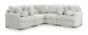 Cuddle Plush 5-Piece Sectional