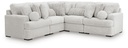 Cuddle Plush Arctic 5-Piece Modular Sectional