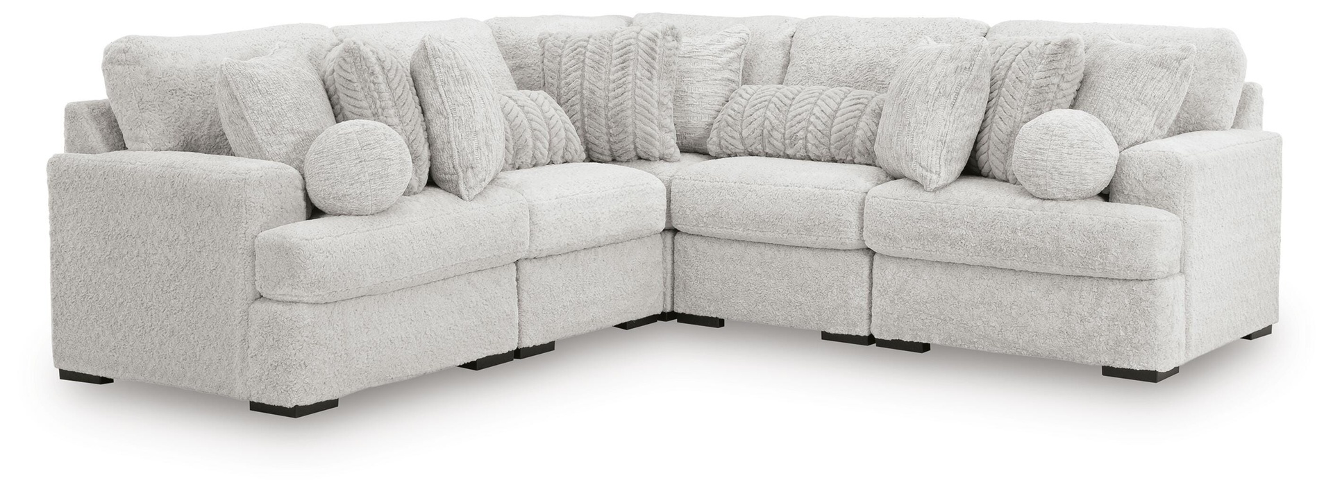 Cuddle Plush 5-Piece Sectional 3