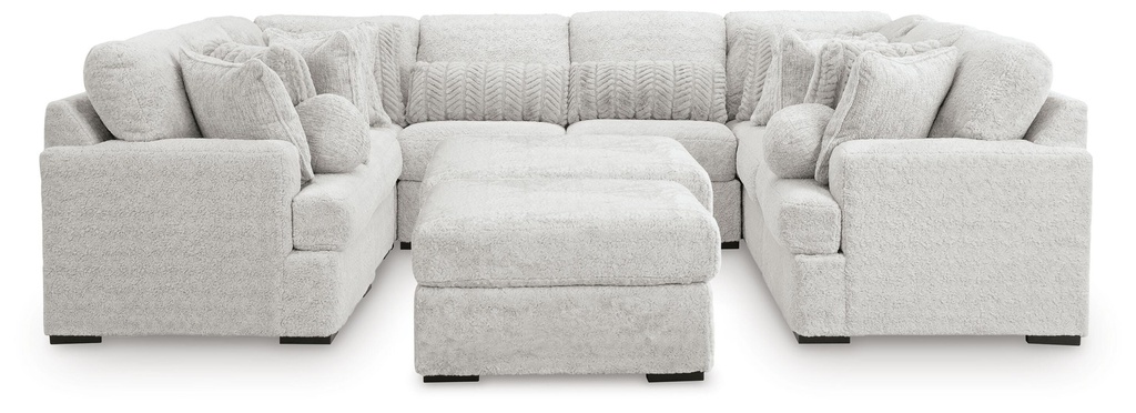 Cuddle Plush Arctic 10-Piece U-Shaped Modular Sectional