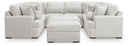 Cuddle Plush Arctic 10-Piece U-Shaped Modular Sectional