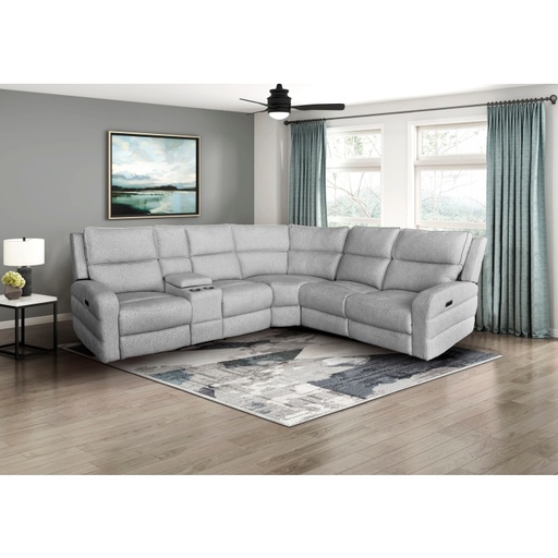 Thorne 3-Piece Power Reclining Sectional with Storage Console 12
