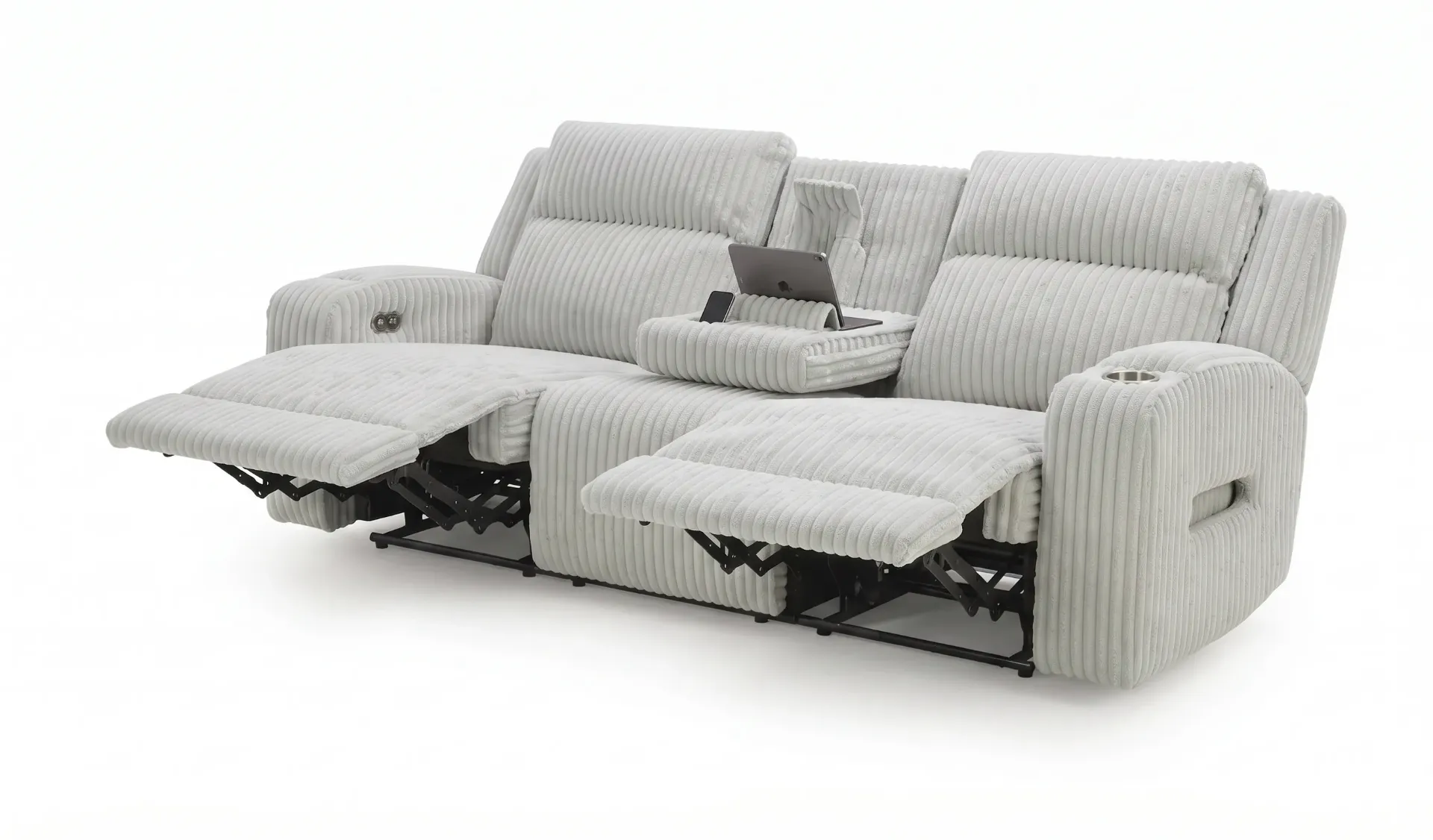 Belvarrow Pwr Rec Sofa w/ Adj Headrest 5