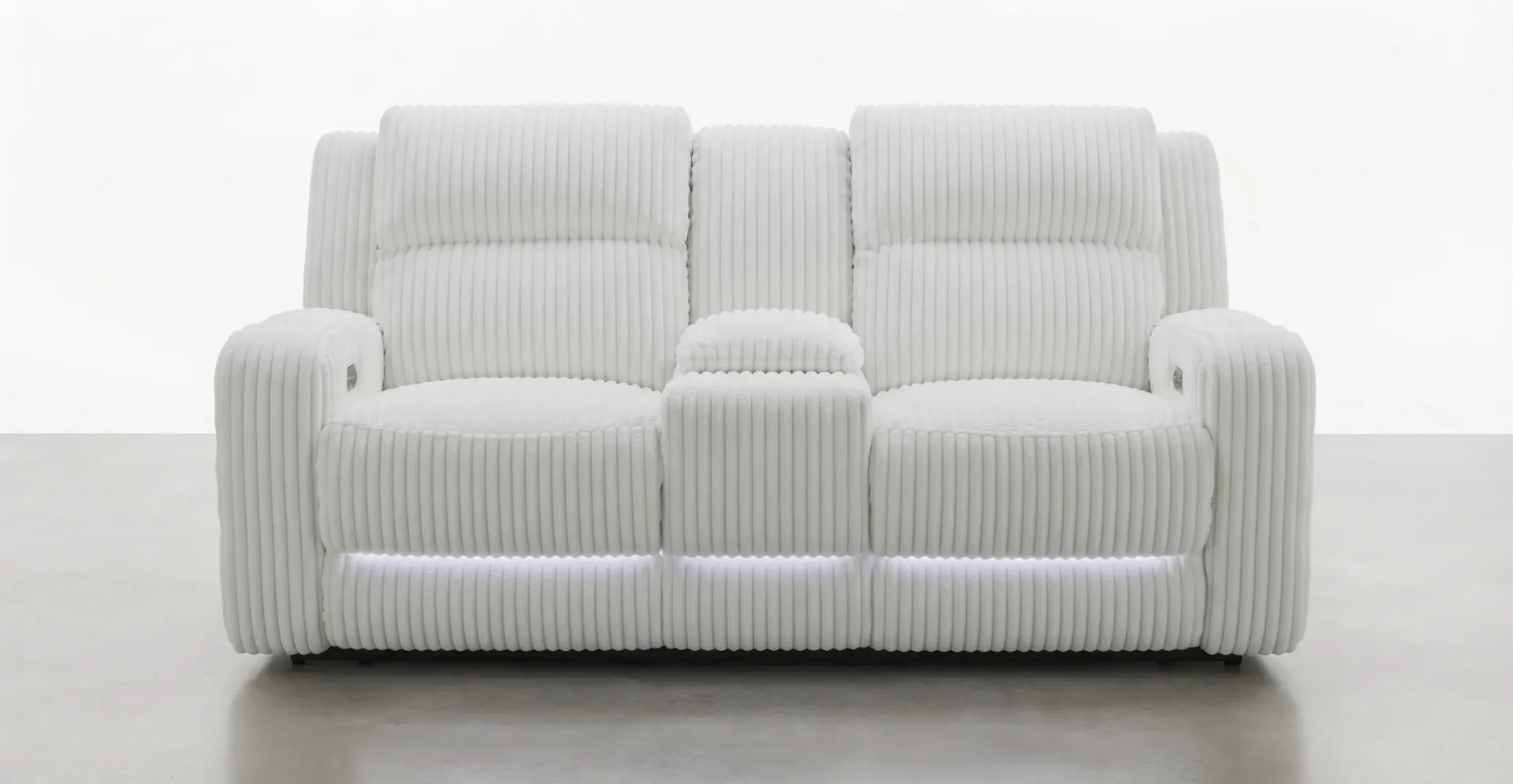 Belvarrow Power Reclining Loveseat with Console and Adjustable Headrests 6