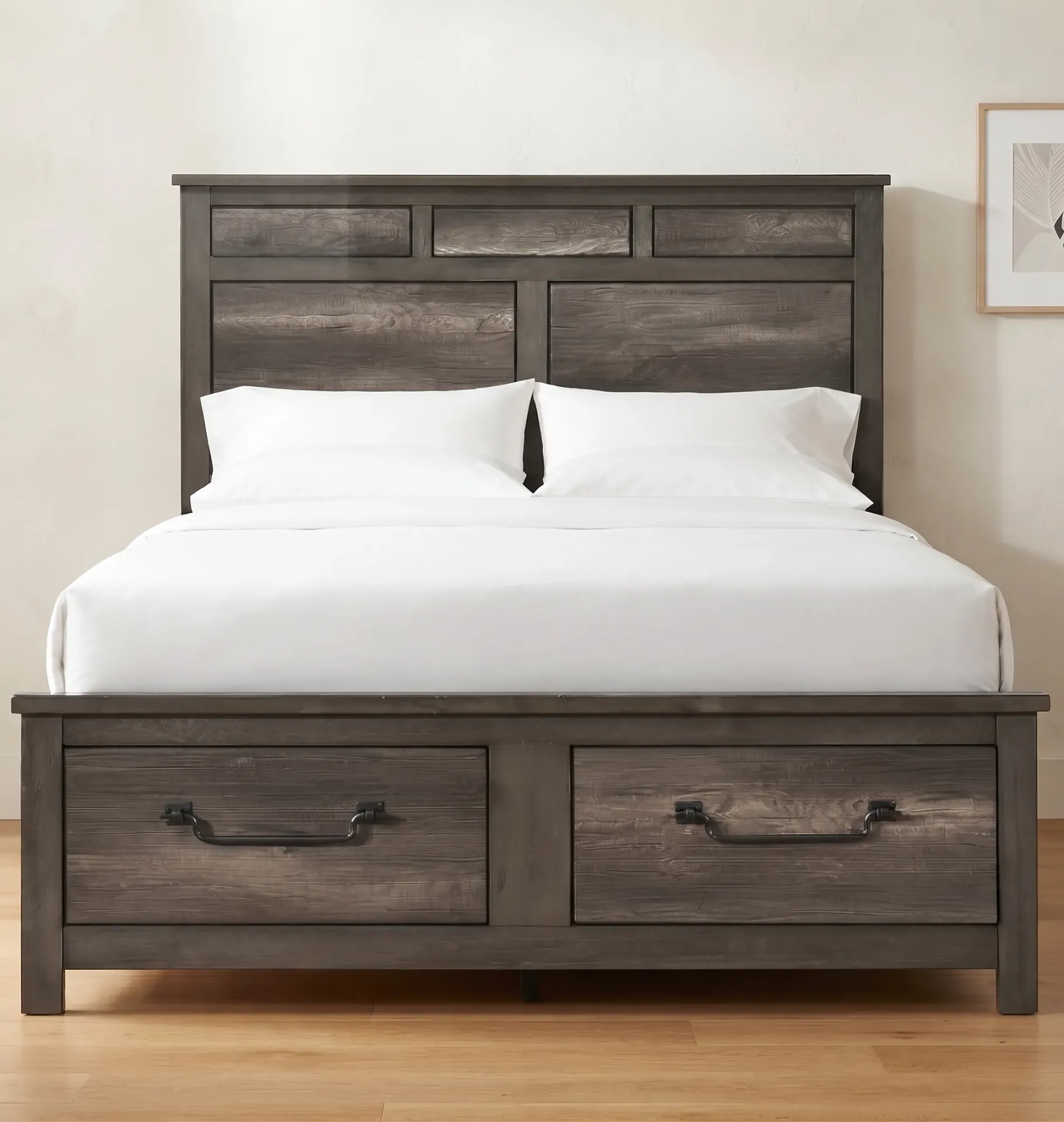 King Storage Bed