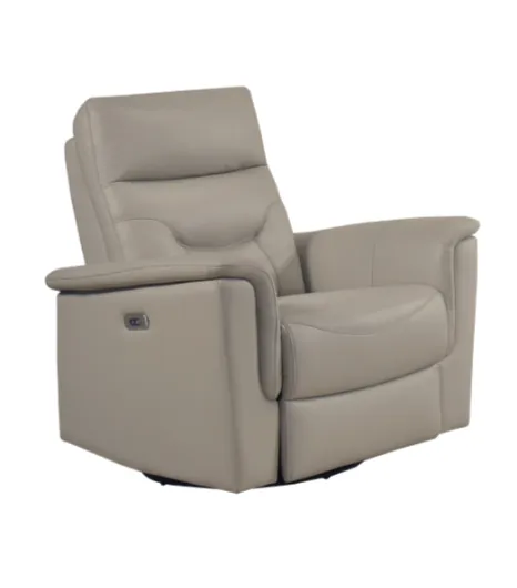 [9715LTE-1PW] PWR Recliner Chair silvr