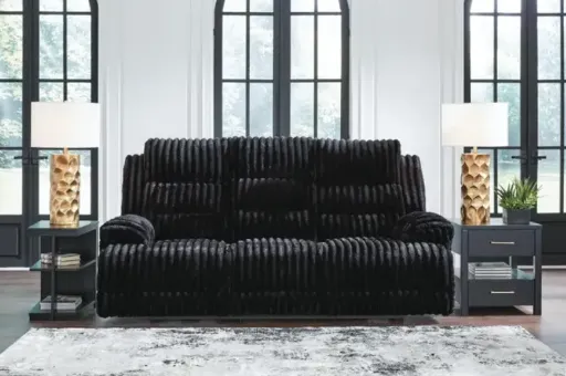 Rhines Falls Power Reclining Sofa with Drop-Down Table 5