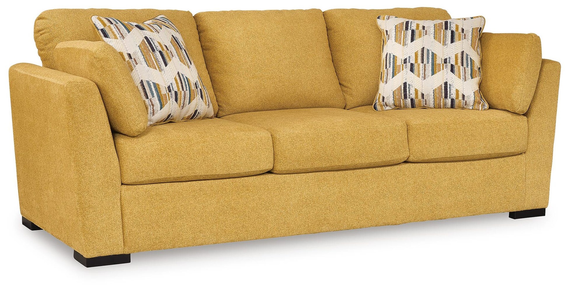 Keerwick Sunflower Velvet Sofa 6