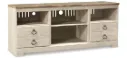 Willowton LG TV Stand w/Fireplace Option