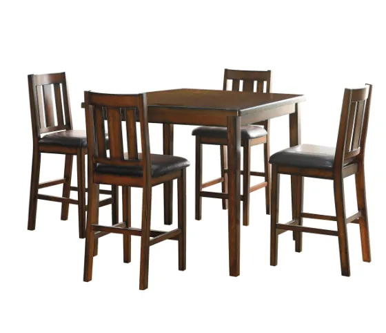 [5511-36] Delmar 5-Piece Counter Height Dining Set