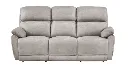 Monroe Taupe Microfiber Reclining Sofa