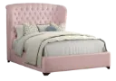 Cameo Pink Chenille Bed