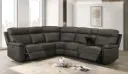 Chocolate Brown 6-Piece Power Reclining Sectional