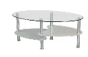 Chrome & Glass Coffee Table
