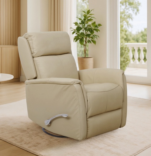Fairmont Leather Glider Rocker Recliner 6