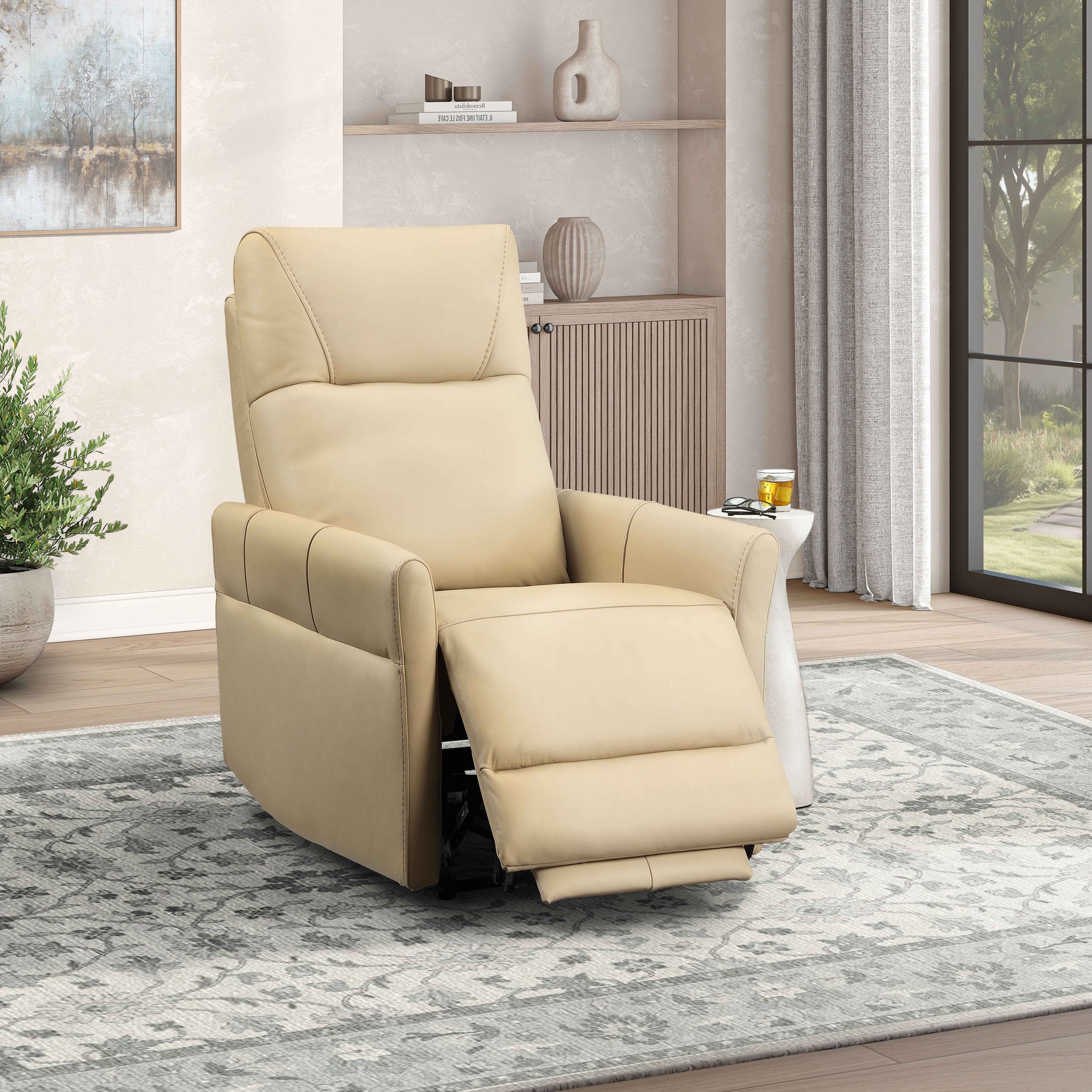 Fairmont Grand Leather Power Recliner with Power Headrest 6