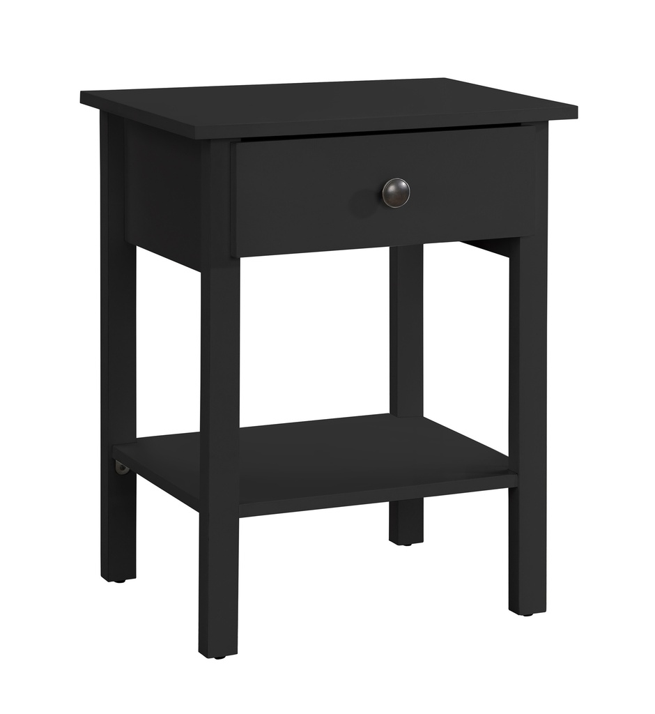 [IF-3430] Wood Accent Nightstand