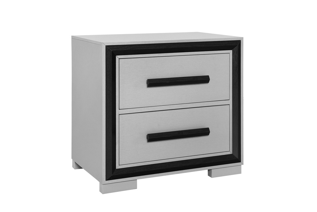 [AMELIA-NS] Amelia-Black Night Stand Nightstand