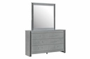 Logan-Silver Dresser & Mirror