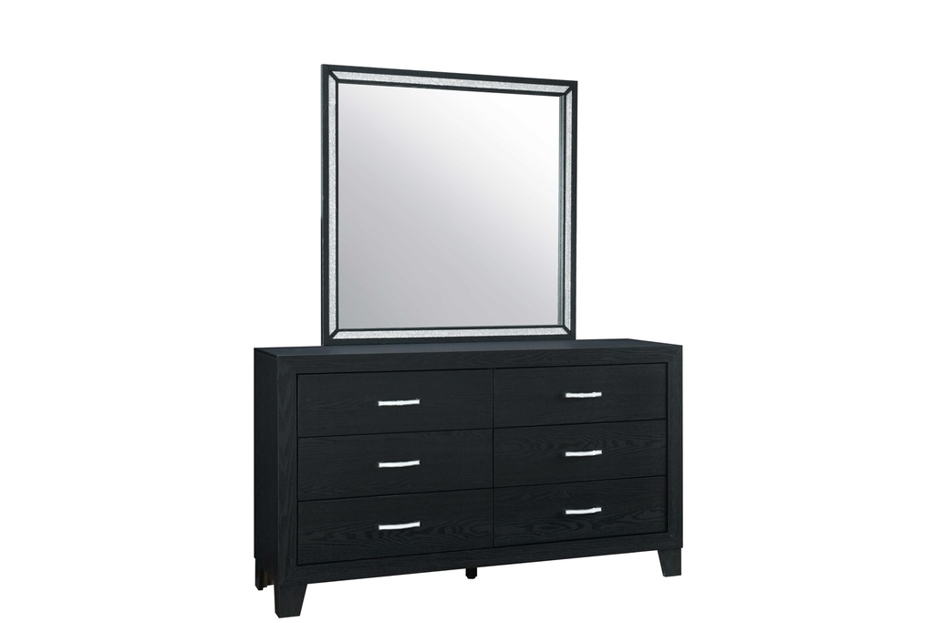 [REID-DM] Reid-Black Dresser & Mirror