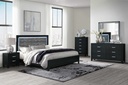Reid Black 8-Piece Bedroom Set